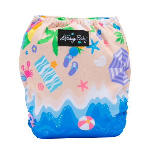Beach Bum Limited Edition OS Diaper Lalabye Baby Lil Tulips