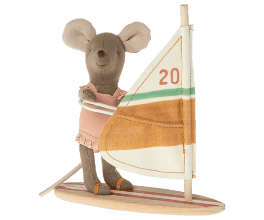Beach Mice, Surfer Little Sister Maileg Lil Tulips