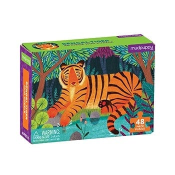 Bengal Tiger 48 Piece Mini Puzzle Chronicle Books Lil Tulips