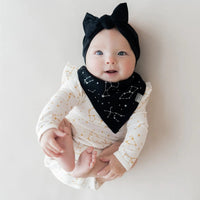 Bib in Midnight Constellation Kyte Baby Lil Tulips