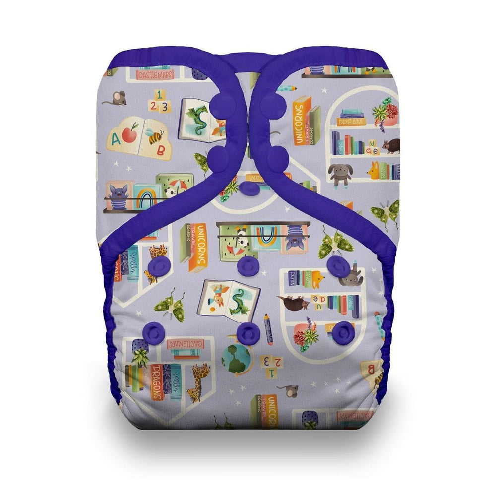 Bibliobum XL Snap Pocket Diaper Thirsties Thirsties, Pocket Lil Tulips