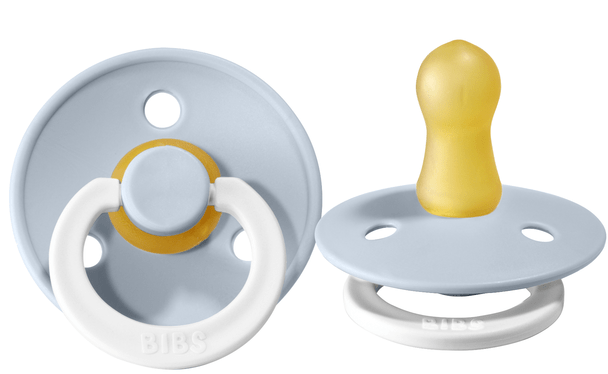 BIBS Pacifier 2 PK Baby Blue Glow Bibs Pacifier Lil Tulips