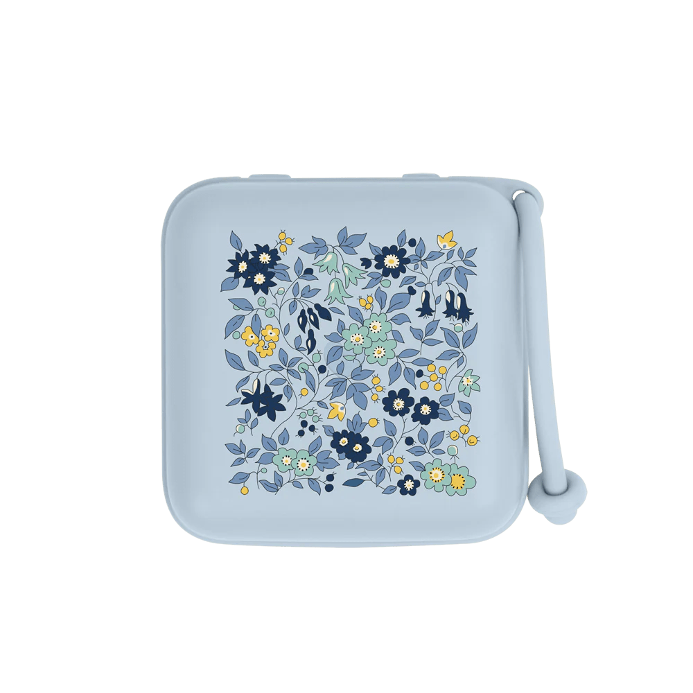 BIBS x LIBERTY Pacifier Box - Chamomile Lawn Baby Blue Bibs Pacifier Lil Tulips