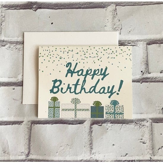 Birthday Card | Blue + Green Presents Notably Paper Company Lil Tulips