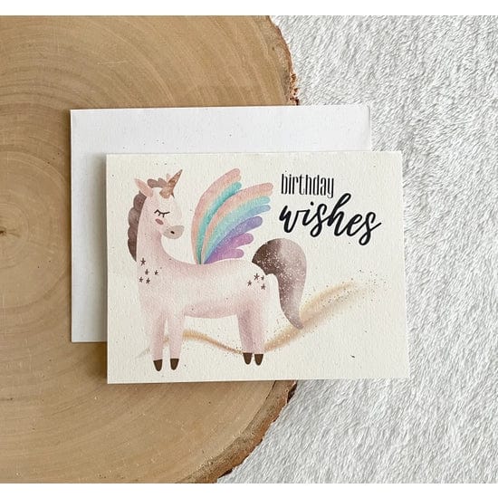 Birthday Card | Unicorn Wishes Notably Paper Company Lil Tulips