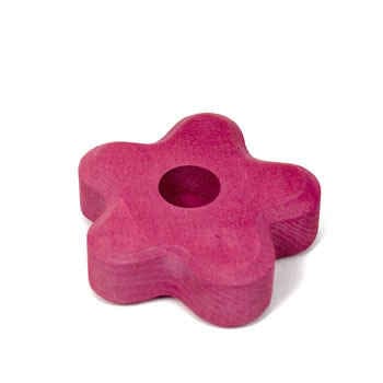 Birthday Flower Candleholder Pink Grimm's Lil Tulips