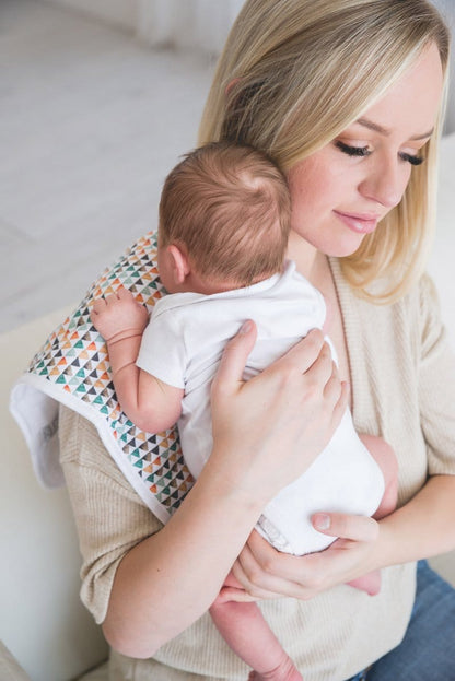 Bison Burp Cloth Set Copper Pearl Lil Tulips