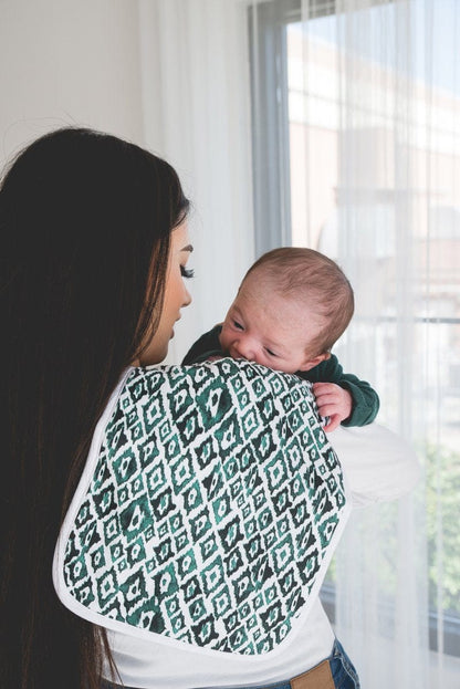 Bison Burp Cloth Set Copper Pearl Lil Tulips