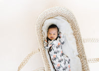 Bison Newborn Knotted Gown Copper Pearl Lil Tulips