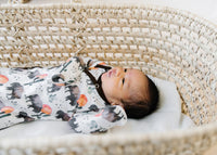 Bison Newborn Knotted Gown Copper Pearl Lil Tulips