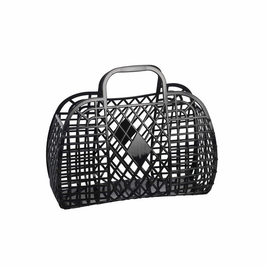 Black Retro Jelly Basket - Small Sun Jellies Baskets Lil Tulips