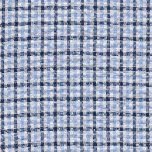 Blue Plaid Seersucker Bucket Hat Huggalugs Lil Tulips