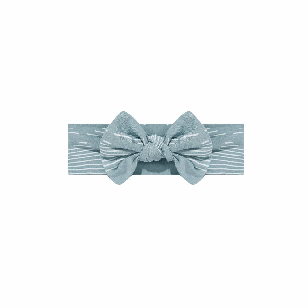 Blue Triangles Bow Brave Little Ones Headbands Lil Tulips