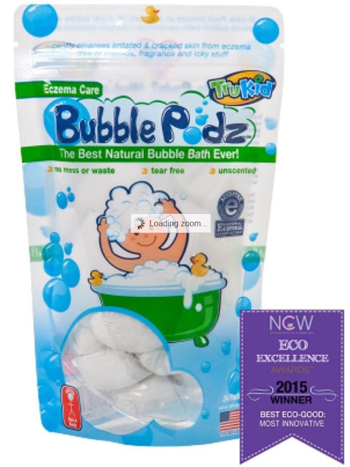 Bubble Podz Eczema Care 8 pods TruKid Lil Tulips