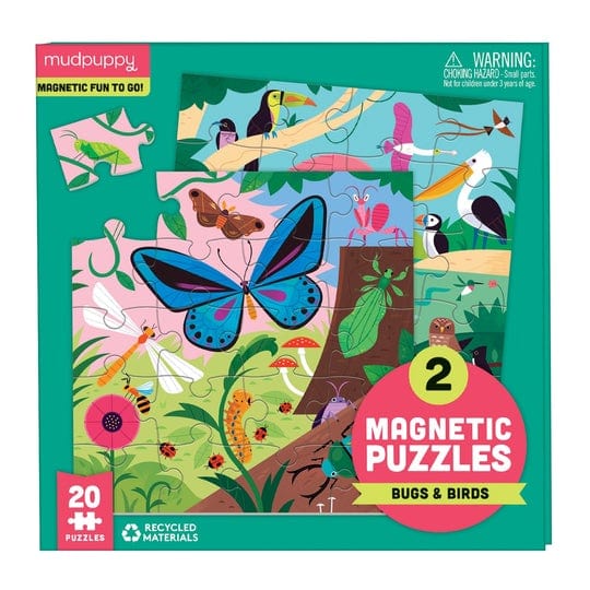 Bugs & Birds Magnetic Puzzle Chronicle Books Lil Tulips