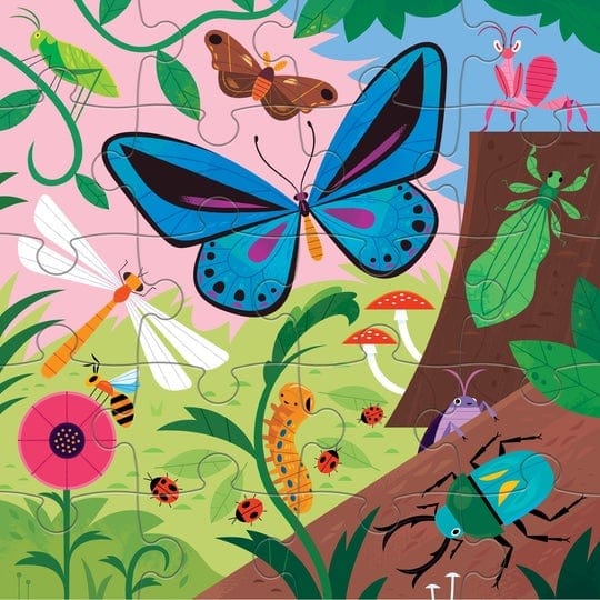 Bugs & Birds Magnetic Puzzle Chronicle Books Lil Tulips