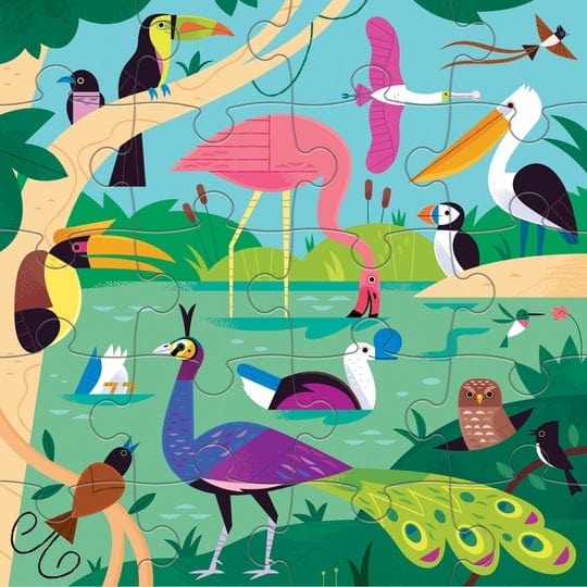 Bugs & Birds Magnetic Puzzle Chronicle Books Lil Tulips