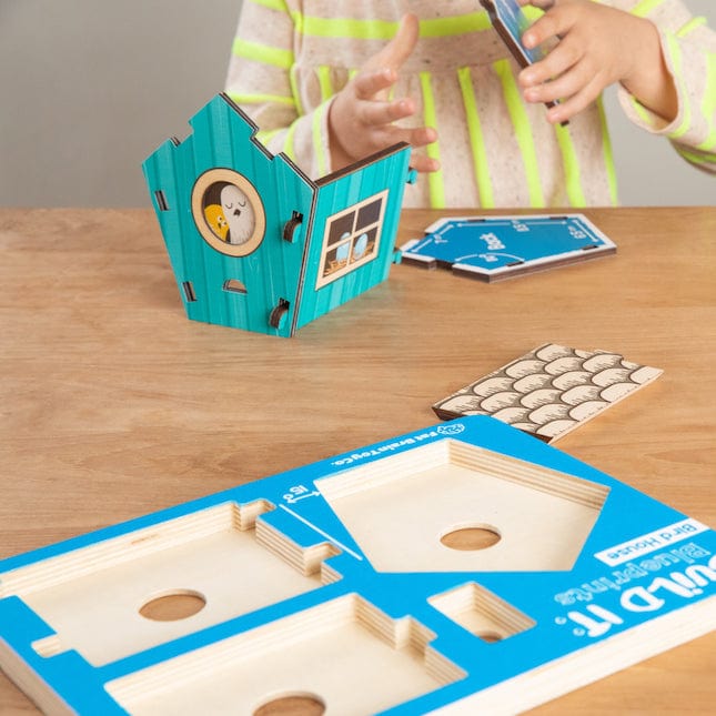 Build It Blueprint Puzzles BIRD HOUSE Fat Brain Toys Lil Tulips