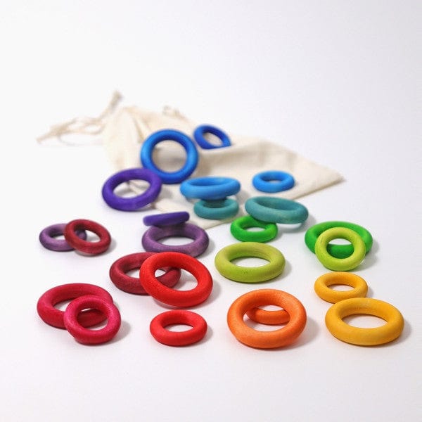 Building Rings Rainbow Grimm's Lil Tulips