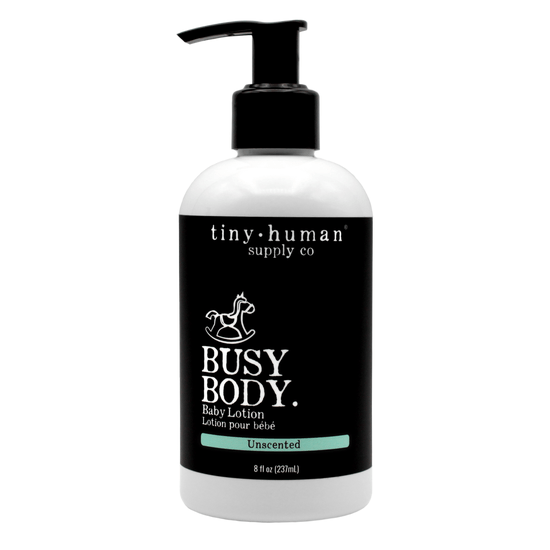 Busy Body™ Baby Lotion 8oz - Unscented Tiny Human Supply Co. Lil Tulips