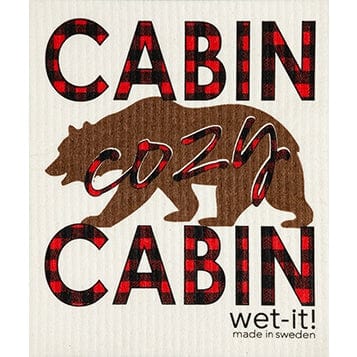 Cabin Cozy Cabin Swedish Cloth Wet It! Lil Tulips