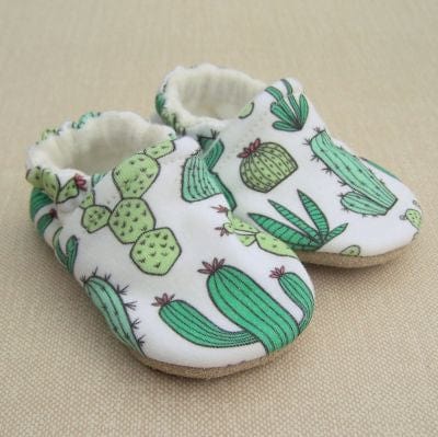 Cacti Organic Cotton Slippers 3-6 months Snow + Arrow Snow + Arrow Lil Tulips
