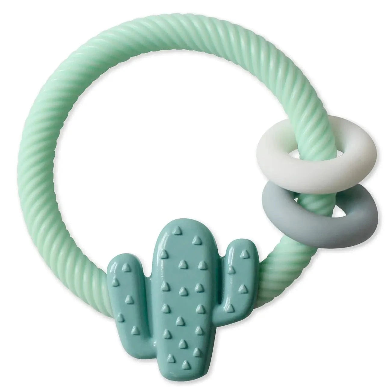 Cactus Ritzy Rattle™ Silicone Teether Rattle Itzy Ritzy Pacifiers & Teethers Lil Tulips