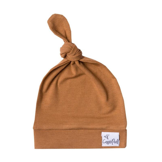 Camel Top Knot Hat Copper Pearl Copper Pearl Lil Tulips