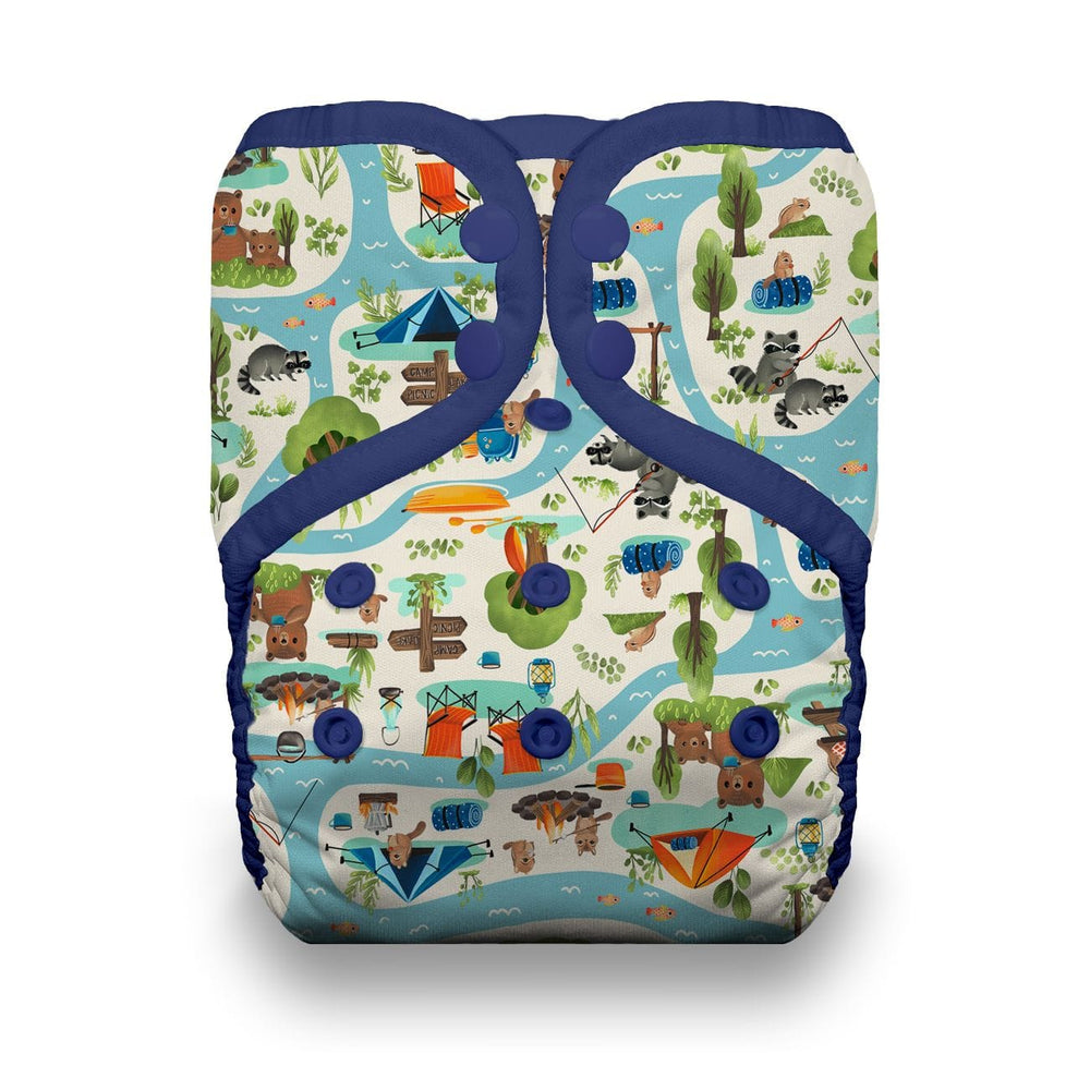 Camp Out XL Snap Pocket Diaper Thirsties Thirsties, Pocket Lil Tulips
