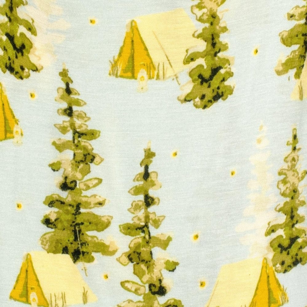 Camping Bamboo Zipper Footed Romper Milkbarn kids Lil Tulips