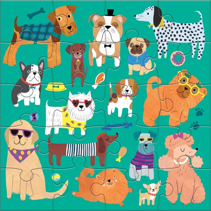 Cats & Dogs Magnetic Puzzle Chronicle Books Lil Tulips