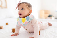 Celebration Fashion Bib 2-pack Copper Pearl Lil Tulips