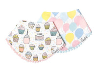 Celebration Fashion Bib 2-pack Copper Pearl Lil Tulips