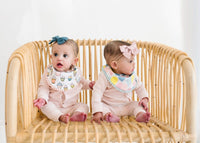 Celebration Fashion Bib 2-pack Copper Pearl Lil Tulips