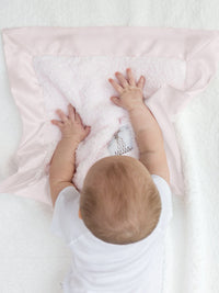 Chenille Blanky Pink Little Giraffe Lil Tulips