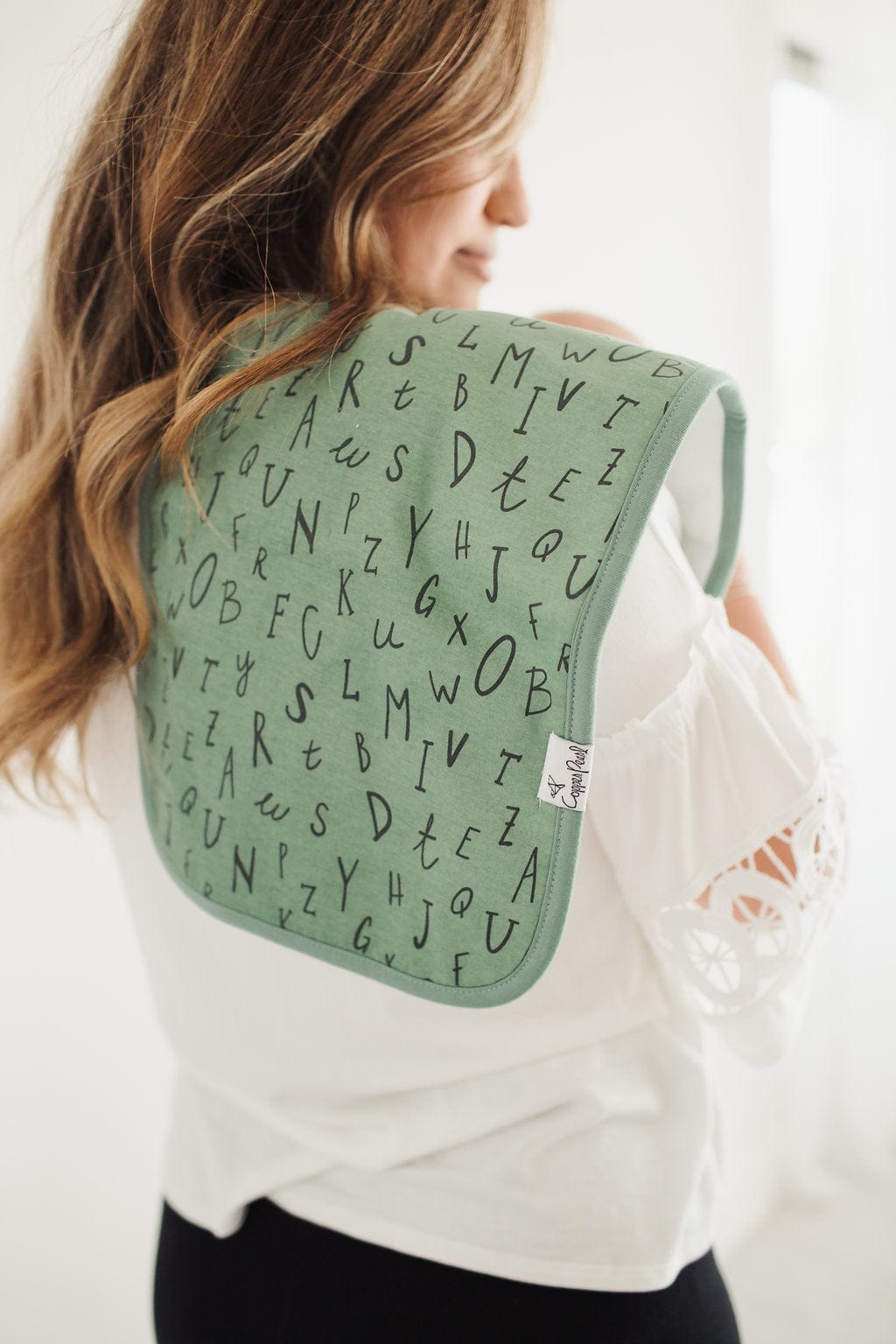 Chip Burp Cloth Set Copper Pearl Lil Tulips