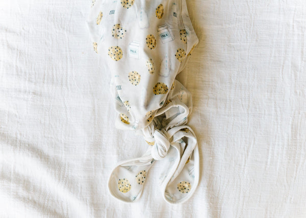 Chip Newborn Knotted Gown Copper Pearl Lil Tulips