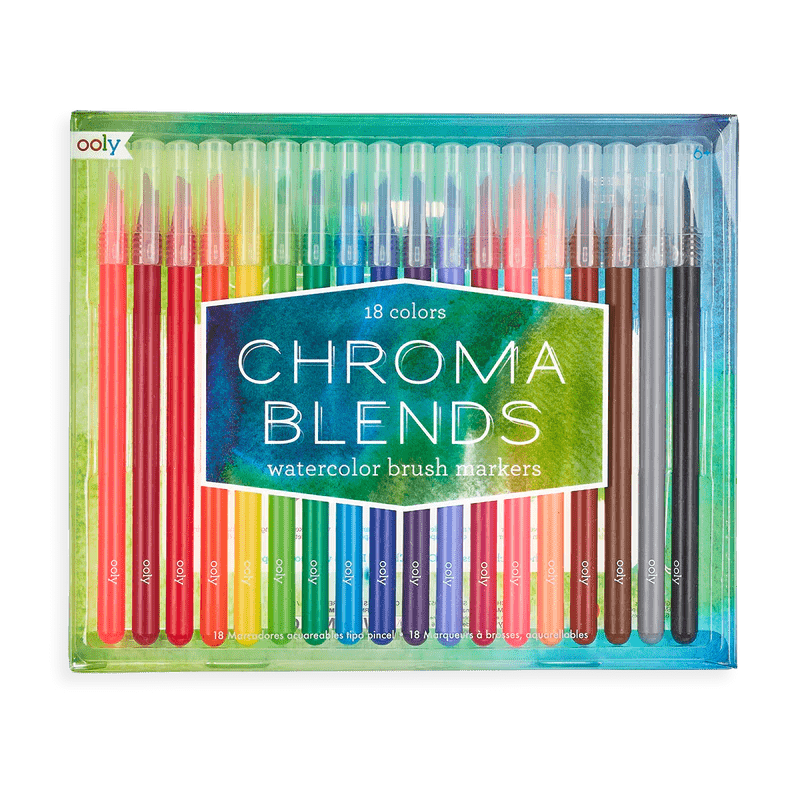 Chroma Blends Watercolor Brush Markers OOLY Lil Tulips