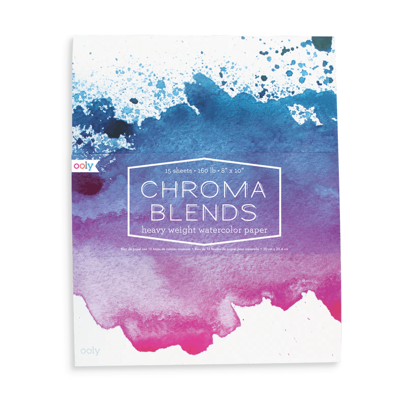 Chroma Blends Watercolor Pad OOLY Lil Tulips