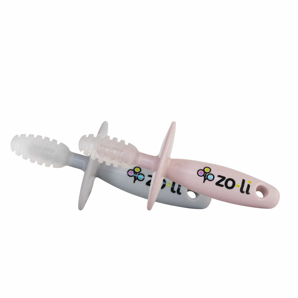 Chubby Gummy Teethers - Blush + Ash Grey ZoLi ZoLi Lil Tulips