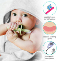 Chubby Gummy Teethers - Lilac + Ash Grey ZoLi ZoLi Lil Tulips
