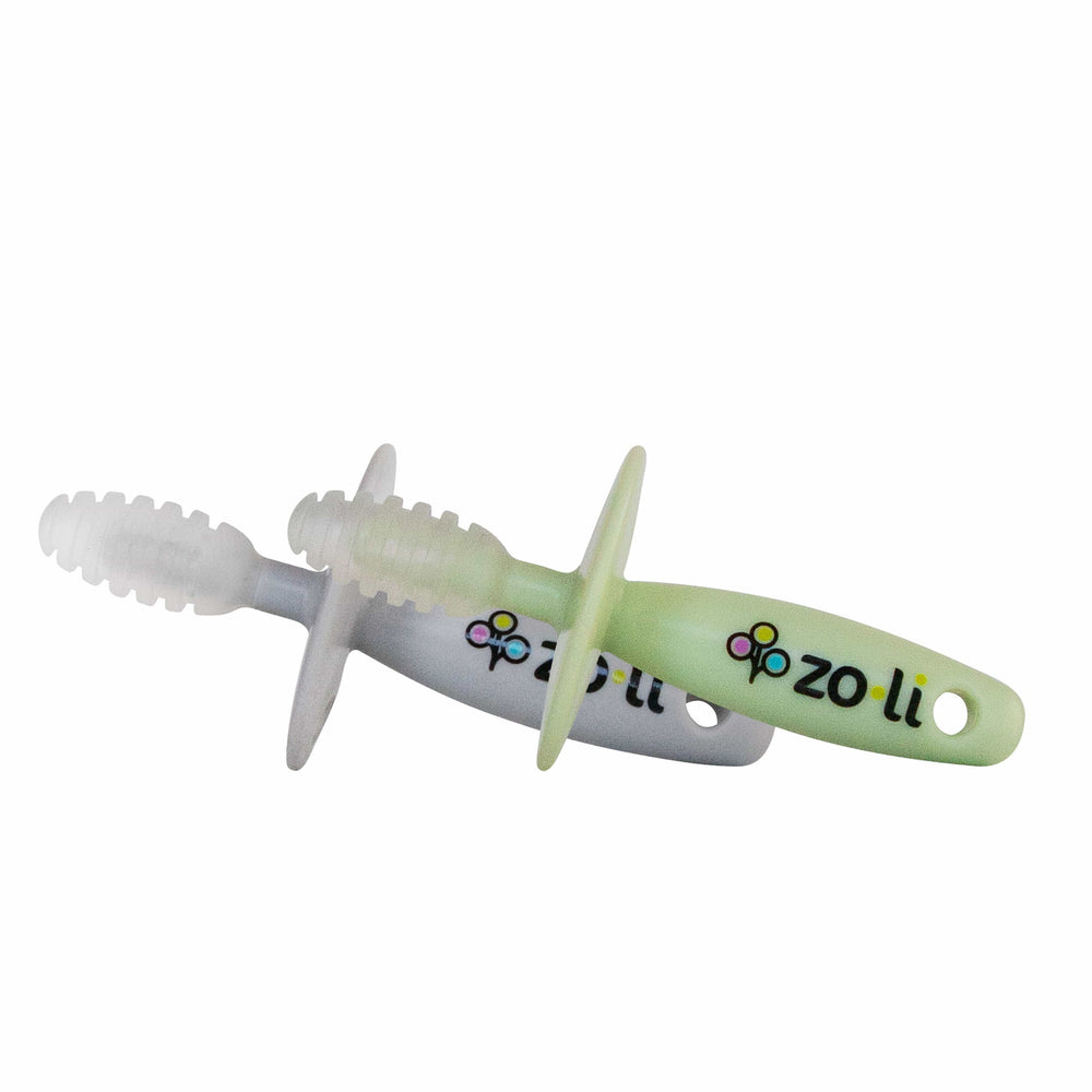 Chubby Gummy Teethers - Sage Green + Ash Grey ZoLi ZoLi Lil Tulips