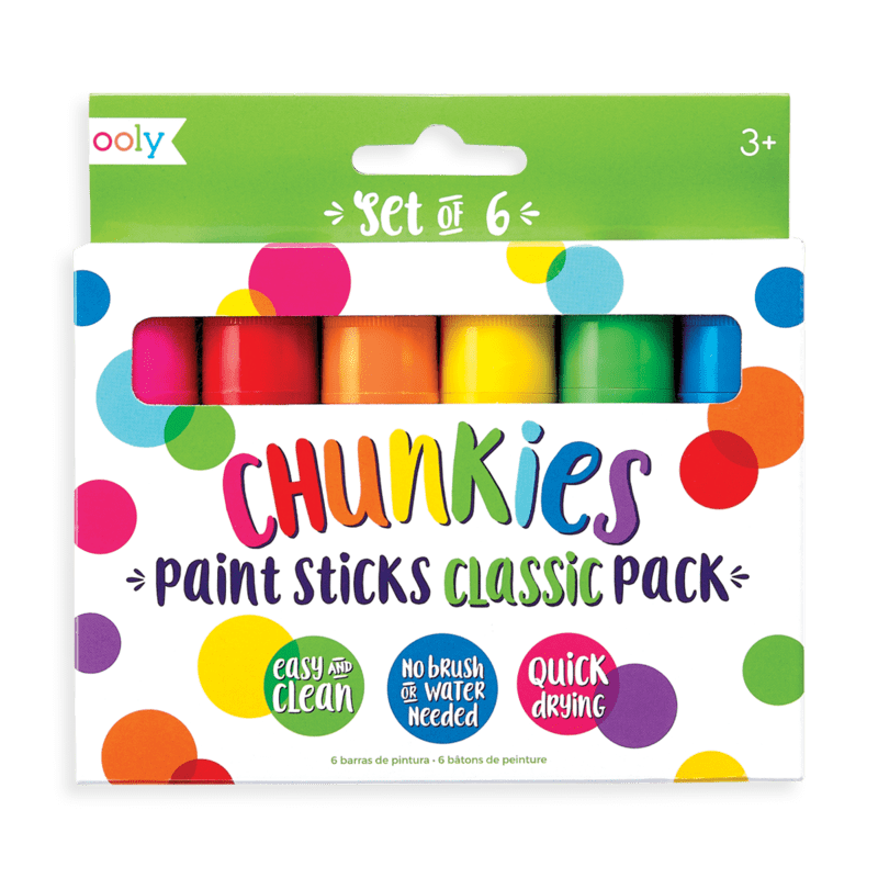 Chunkies Paint Sticks Classic (6-pack) OOLY Lil Tulips