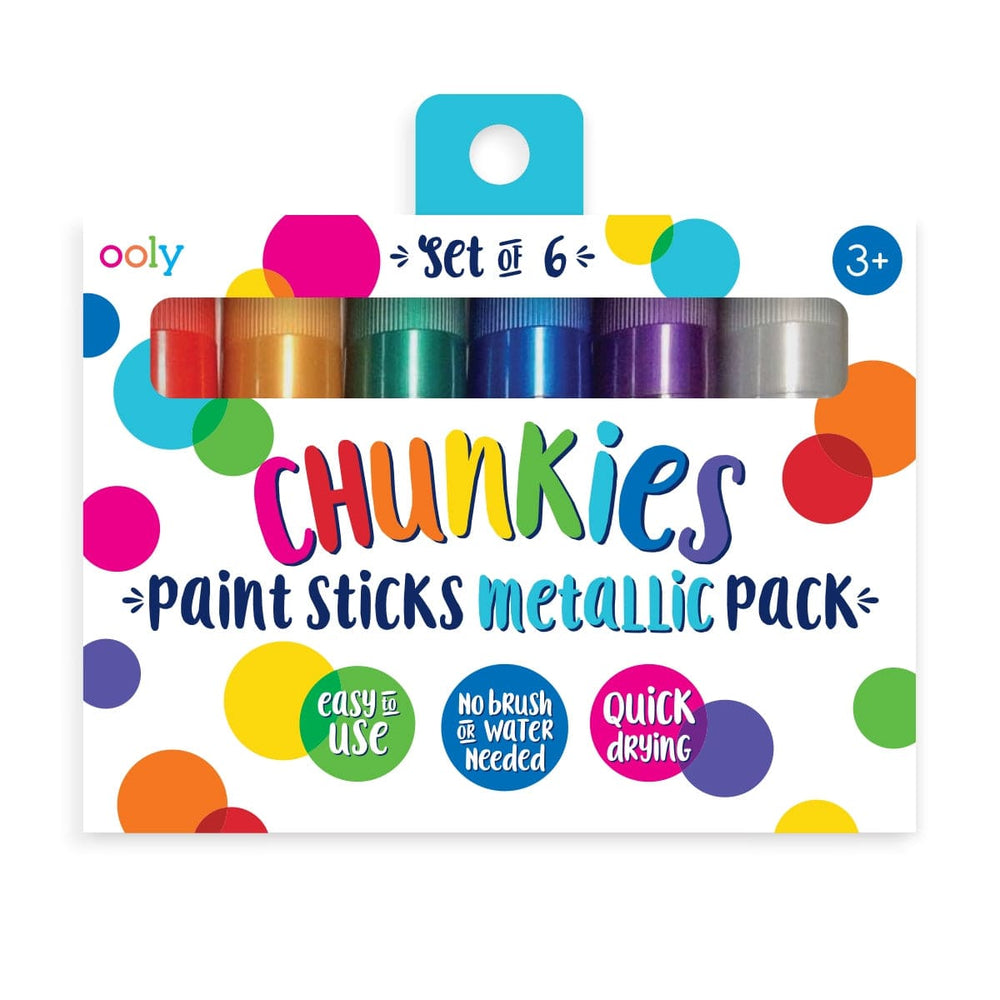 Chunkies Paint Sticks Metallic (6-pack) OOLY Lil Tulips