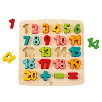 Chunky Numbers Puzzle Hape Lil Tulips