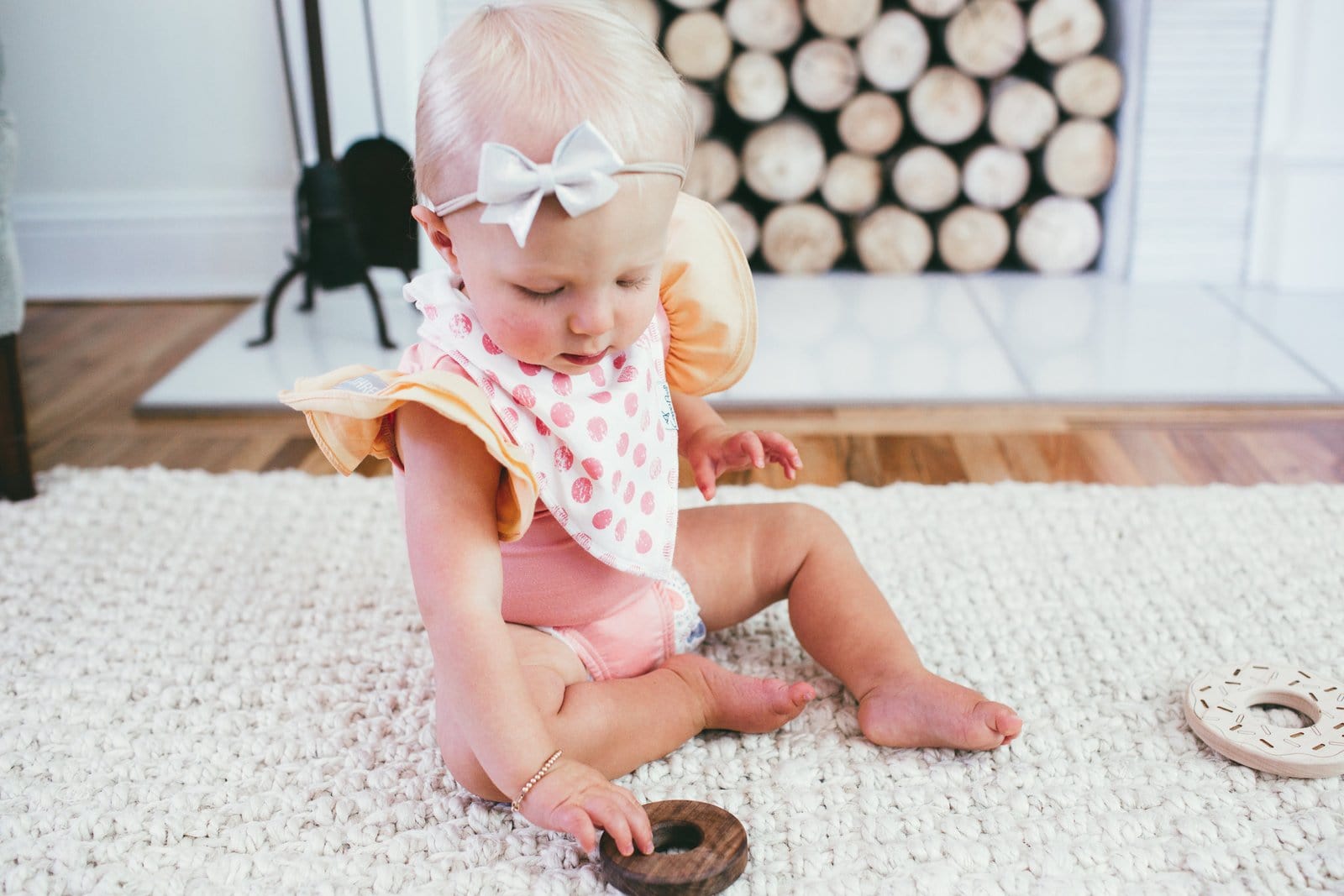 Claire Bandana Bibs Copper Pearl Lil Tulips