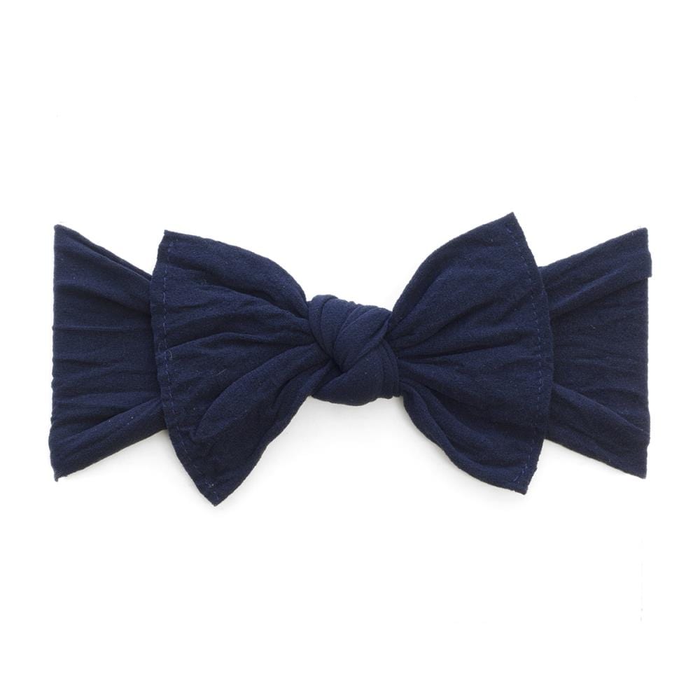 Classic Knot Navy Baby Bling Bows Lil Tulips