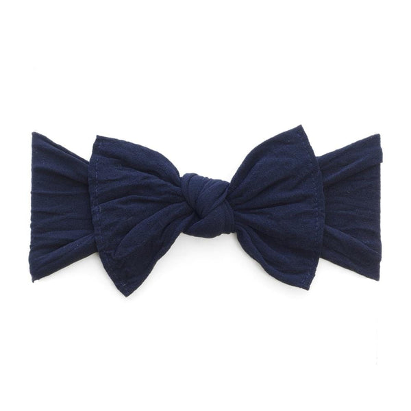 Classic Knot Navy Baby Bling Bows Lil Tulips