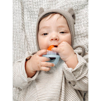Clementine Bitzy Biter™ Teething Ball Baby Teether Itzy Ritzy Pacifiers & Teethers Lil Tulips