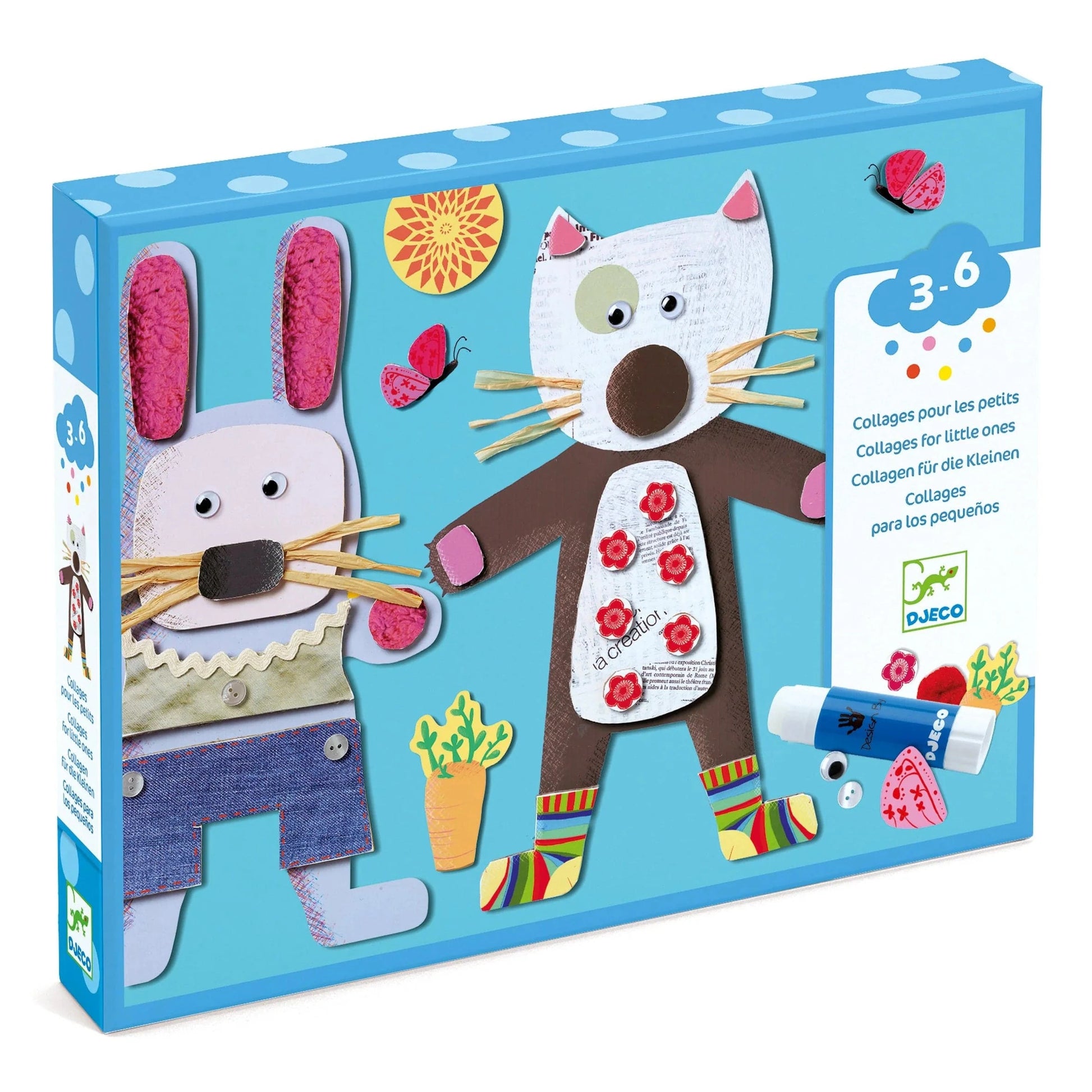 Collages for Little Ones Craft Kit Djeco Lil Tulips